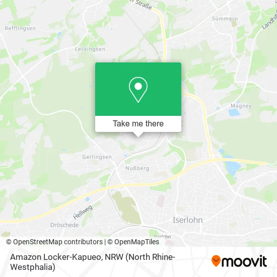 Карта Amazon Locker-Kapueo