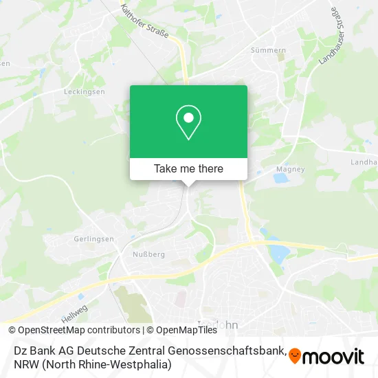 Карта Dz Bank AG Deutsche Zentral Genossenschaftsbank