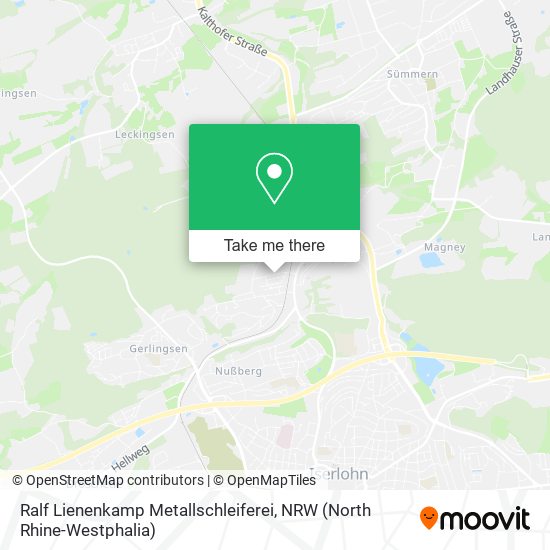 Ralf Lienenkamp Metallschleiferei map