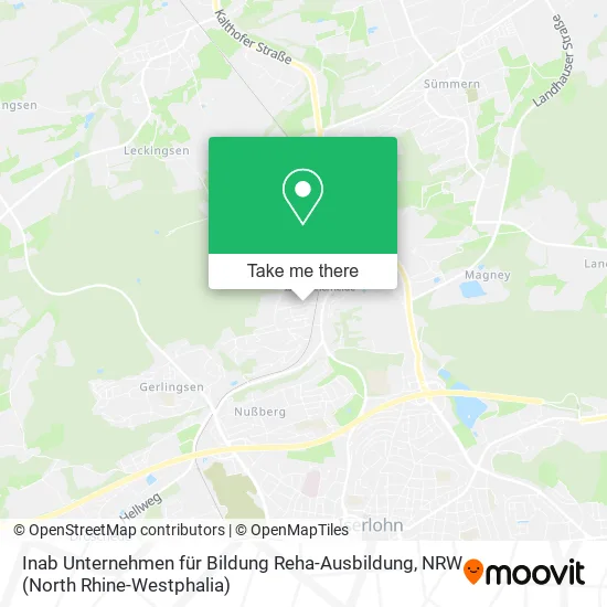 Карта Inab Unternehmen für Bildung Reha-Ausbildung