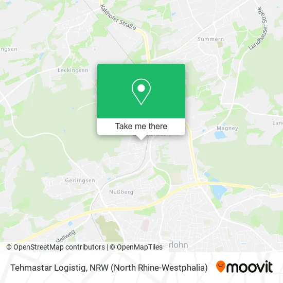 Карта Tehmastar Logistig