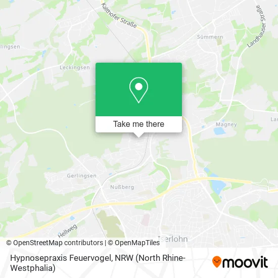 Карта Hypnosepraxis Feuervogel