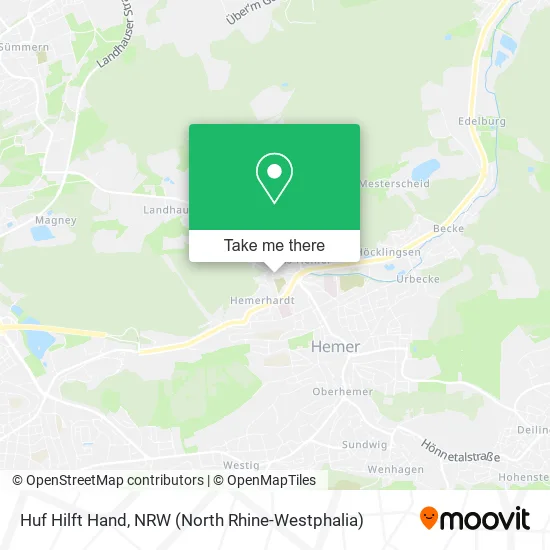 Карта Huf Hilft Hand