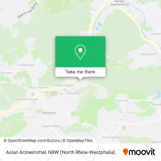 Карта Aslan Arzneimittel