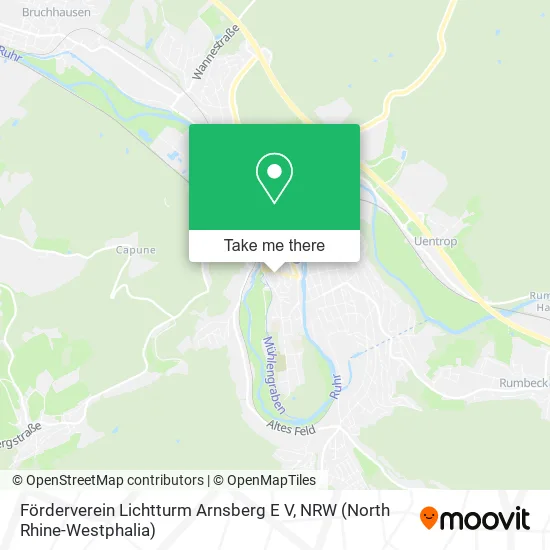 Карта Förderverein Lichtturm Arnsberg E V