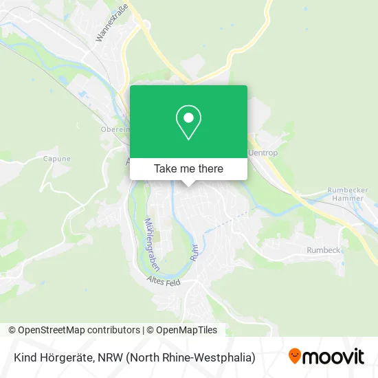 Карта Kind Hörgeräte