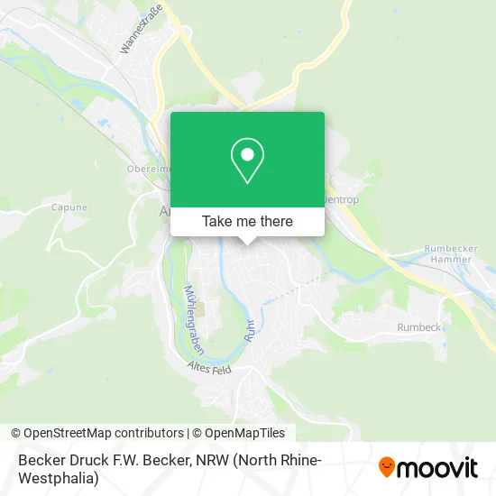 Becker Druck F.W. Becker map