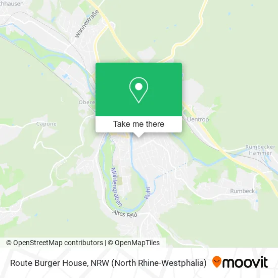 Карта Route Burger House