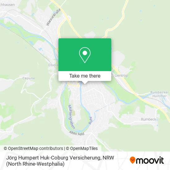 Карта Jörg Humpert Huk-Coburg Versicherung