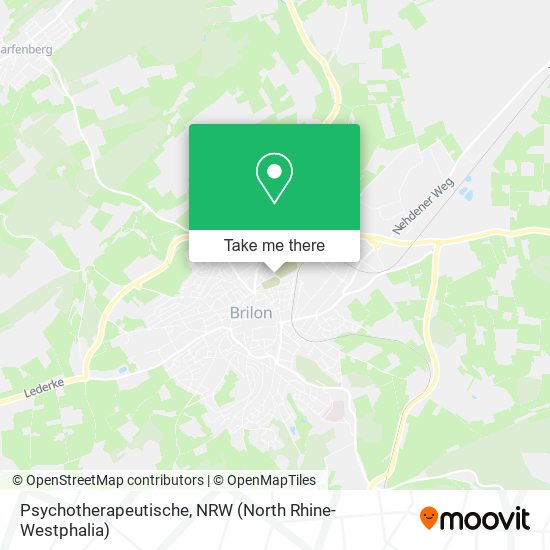 Psychotherapeutische map