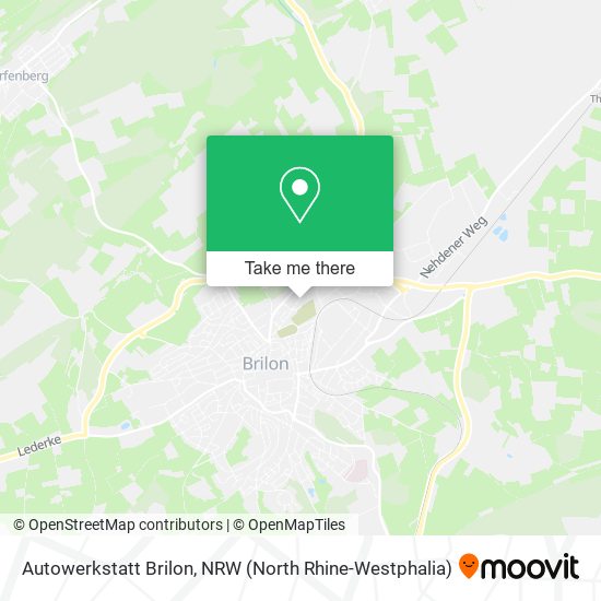 Карта Autowerkstatt Brilon