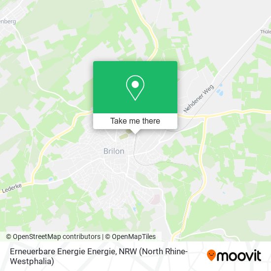 Erneuerbare Energie Energie map