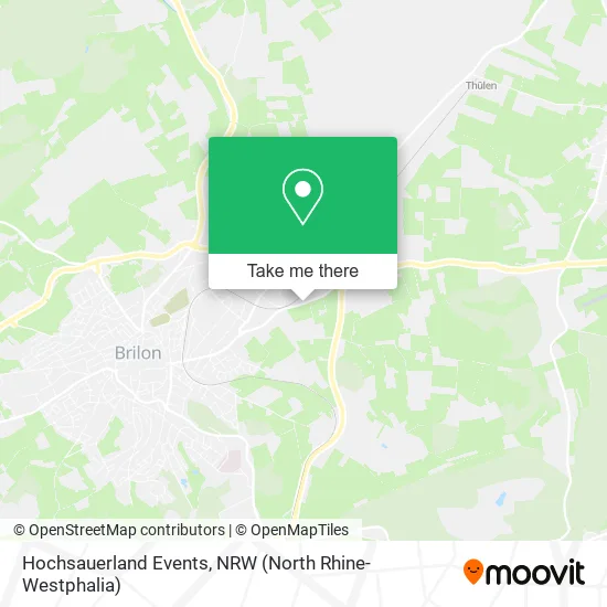 Карта Hochsauerland Events