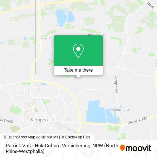 Patrick Voß - Huk-Coburg Versicherung map