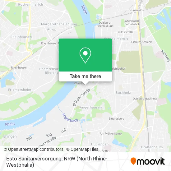 Карта Esto Sanitärversorgung