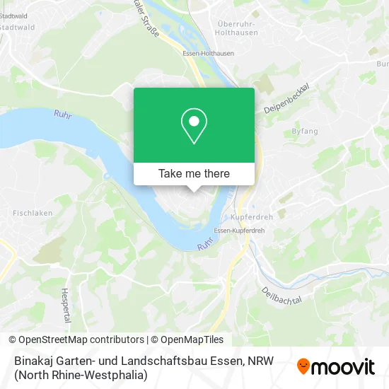 Карта Binakaj Garten- und Landschaftsbau Essen