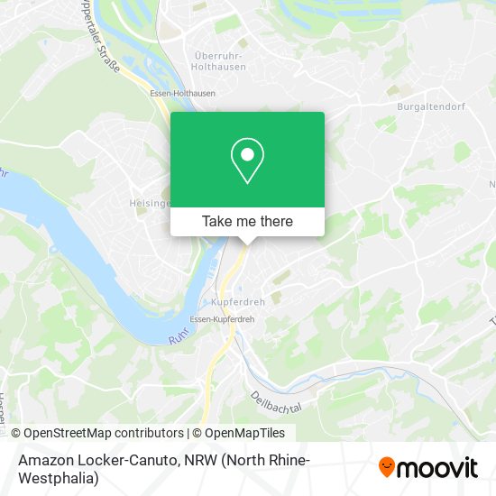 Amazon Locker-Canuto map