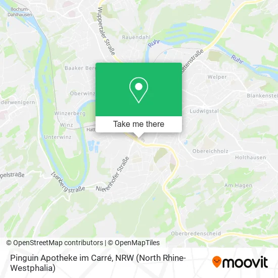 Карта Pinguin Apotheke im Carré