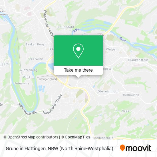 Grüne in Hattingen map