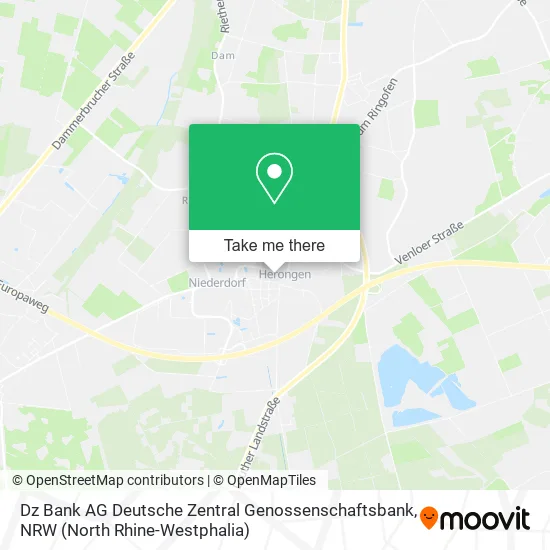 Карта Dz Bank AG Deutsche Zentral Genossenschaftsbank