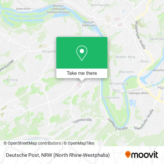 Deutsche Post map