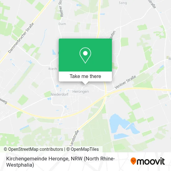 Kirchengemeinde Heronge map