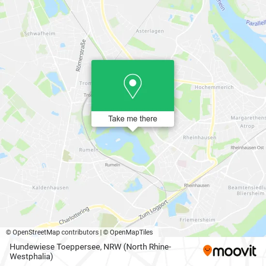 Карта Hundewiese Toeppersee