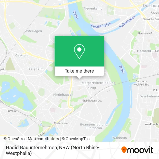 Hadid Bauunternehmen map