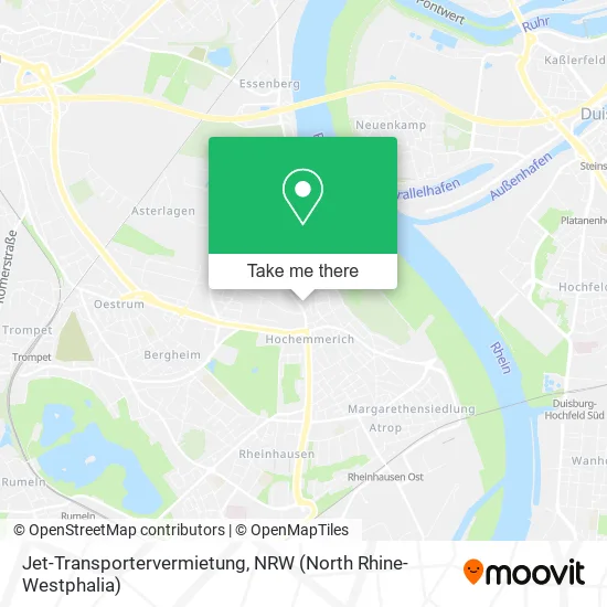 Карта Jet-Transportervermietung