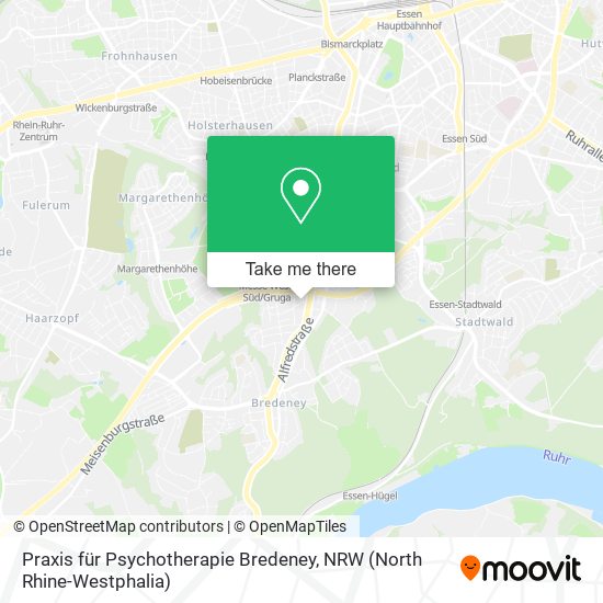 Praxis für Psychotherapie Bredeney map