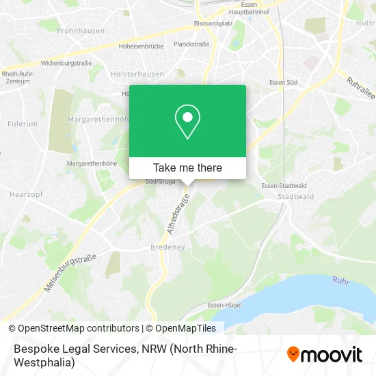 Bespoke Legal Services map