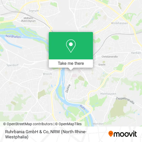 Ruhrbania GmbH & Co map