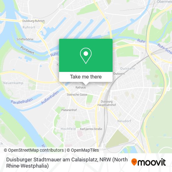 Duisburger Stadtmauer am Calaisplatz map
