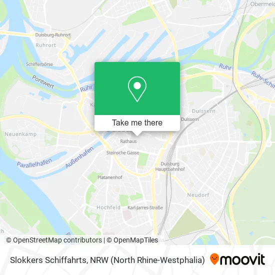 Карта Slokkers Schiffahrts