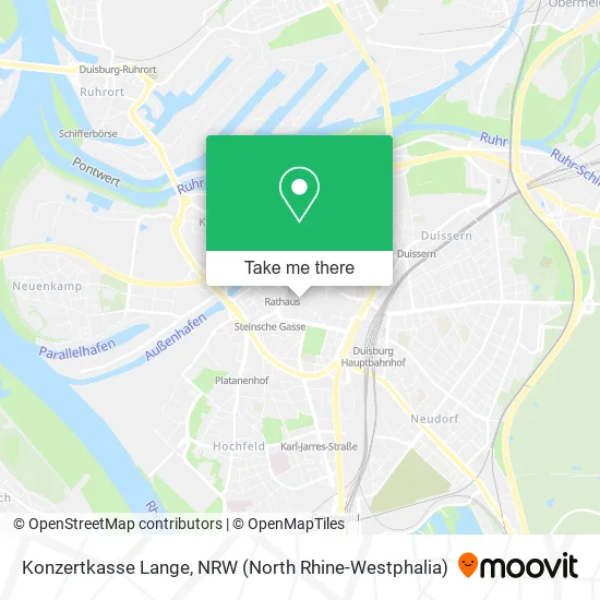 Карта Konzertkasse Lange