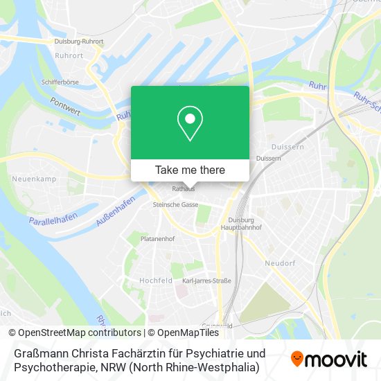Graßmann Christa Fachärztin für Psychiatrie und Psychotherapie map