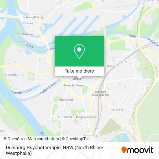 Карта Duisburg Psychotherapie