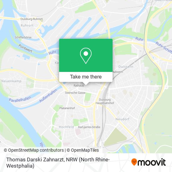 Thomas Darski Zahnarzt map