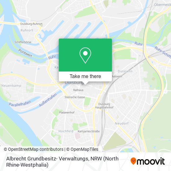 Albrecht Grundbesitz- Verwaltungs map