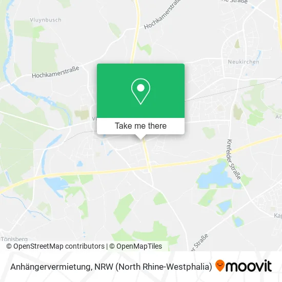 Карта Anhängervermietung