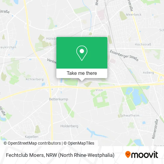 Карта Fechtclub Moers