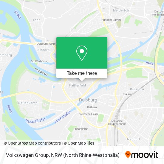 Volkswagen Group map