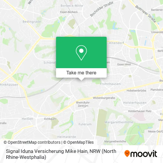 Карта Signal Iduna Versicherung Mike Hain