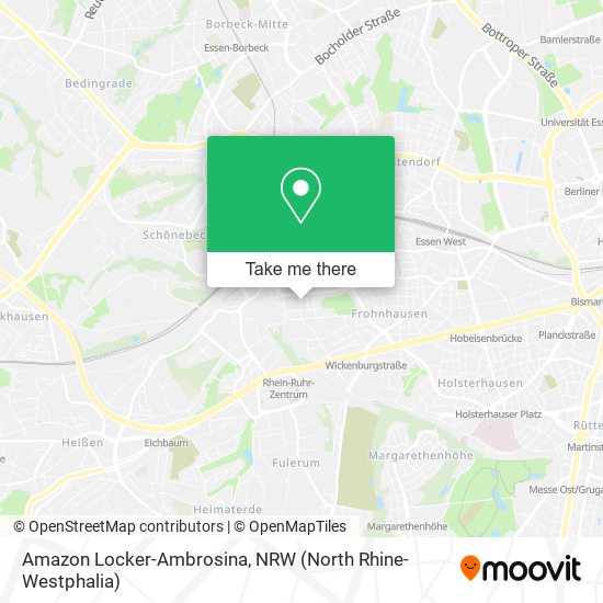 Amazon Locker-Ambrosina map