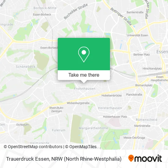 Карта Trauerdruck Essen