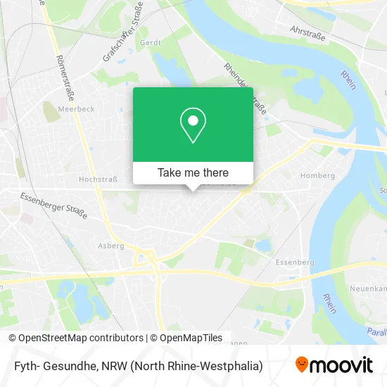 Карта Fyth- Gesundhe