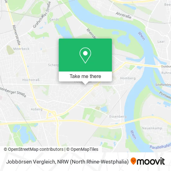 Карта Jobbörsen Vergleich