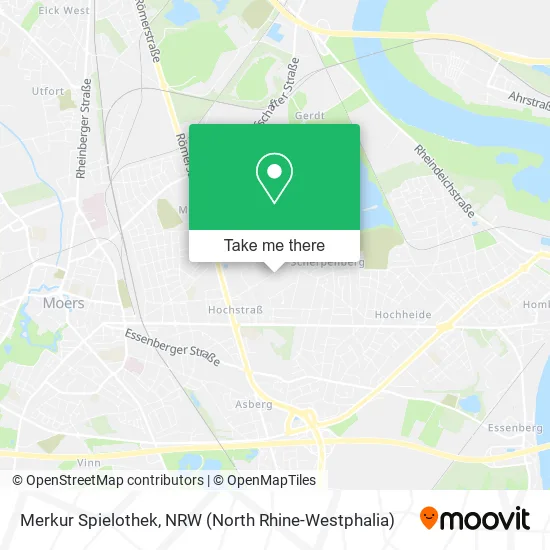 Карта Merkur Spielothek