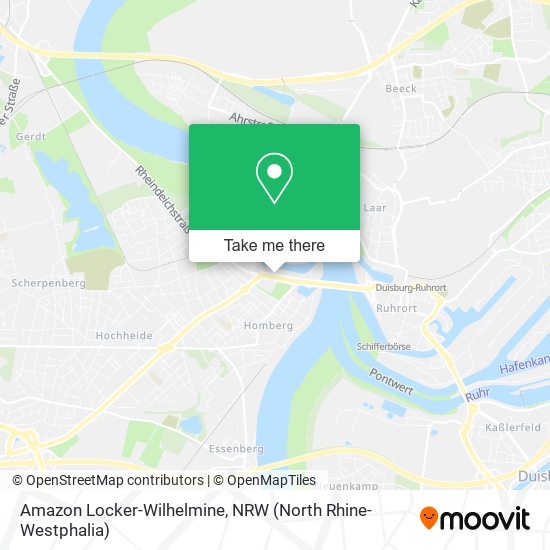 Amazon Locker-Wilhelmine map