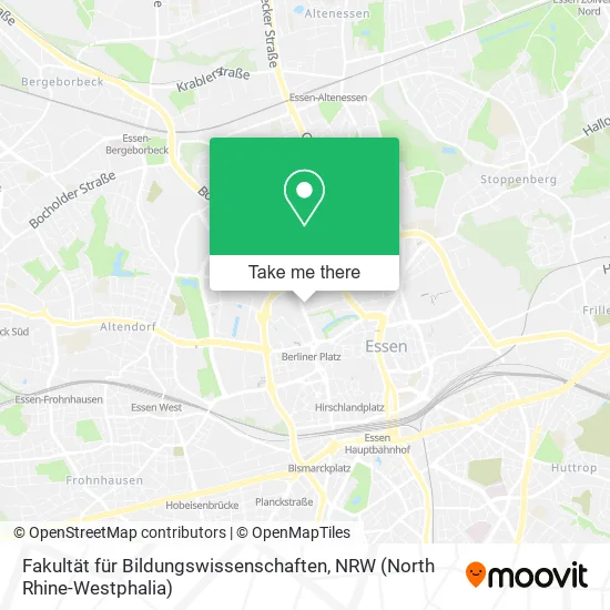 Карта Fakultät für Bildungswissenschaften